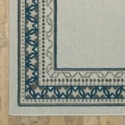 Trinity Classic Border Patio Area Rug Beige/Blue - Captiv8e Designs -Decor Haven Shop GUEST 009249f4 69ce 47b8 87e1 f0eef0f40729