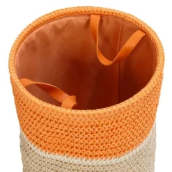 Honey-Can-Do Set Of 3 Paper Straw Baskets Sherbet And White -Decor Haven Shop GUEST 00c90c72 2010 41dc 9760 0a68fc445e8d