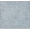 Chain Bath Rug 220 GSF Soft Plush Cotton Non Skid Back Light Blue By Knightsbridge -Decor Haven Shop GUEST 014c3134 36ae 47af 8b1b 6da3d90512cc