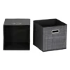 Household Essentials 11" Set Of 6 Storage Bins Black Mix -Decor Haven Shop GUEST 039cfc13 787c 4f38 85fb 171db8e477af