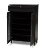 Shelf Wood Shoe Storage Cabinet With Drawer Coolidge Black - Baxton Studio -Decor Haven Shop GUEST 03ea4765 15be 4715 a38c 89fab9be89b3