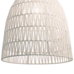 15" 1-Light Imara Pendant Hemp White - River Of Goods -Decor Haven Shop GUEST 03f253a1 b6e4 45d9 8372 213f8573fc0e