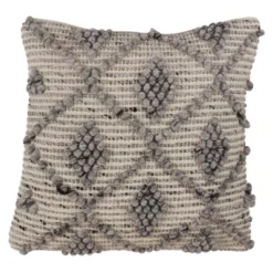 18"x18" Diamond Weave Square Throw Pillow - Saro Lifestyle -Decor Haven Shop GUEST 0537fbbe 0fe8 4cca a483 ab196bf74095