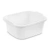 Sterilite 12 Quart Durable Heavy Duty Reinforced Plastic Kitchen Dishpan Basin With Molded Handles For Household Chores And Storage, White, 8 Pack -Decor Haven Shop GUEST 054e867c cca3 4086 8ff9 597a4481b379