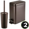 MDesign Toilet Brush Holder And Step Trash Can -Decor Haven Shop GUEST 05f7956b 652a 4aee 8d00 7ede7ca04ffd