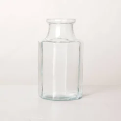 Octagonal Clear Glass Bottle Vase - Hearth & Hand™ With Magnolia -Decor Haven Shop GUEST 062dfac6 21fe 469b ba13 04b139b463be