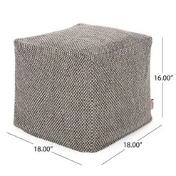 Camrose Contemporary Fabric Pouf - Christopher Knight Home -Decor Haven Shop GUEST 06d82bd7 3f66 41f9 b37c c641aa0d16c4