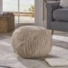 Anouk Knitted Cotton Pouf - Christopher Knight Home -Decor Haven Shop GUEST 06e237e3 0d48 488d 8aa8 45e0abc0f8b7