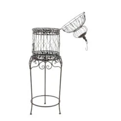 47" Iron Vintage Birdcage Black - Olivia & May -Decor Haven Shop GUEST 071ab5a1 2ff2 4825 84d4 14fcc7ff4947