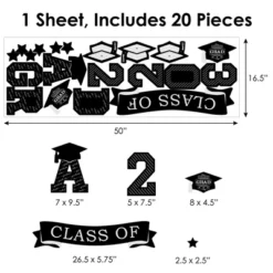 Big Dot Of Happiness Class Of 2023 Graduation Cheers Party Wall Decals Set Of 20 -Decor Haven Shop GUEST 07daf2a8 c91c 4400 83ab 9d2ad068b4a5