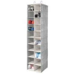 MDesign Large 20 Shelf Fabric Over Rod Closet Hanging Storage Unit -Decor Haven Shop GUEST 08cf05cb 6a6d 450e 81b8 510e03655d5a