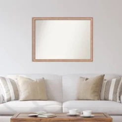 41" X 30" Non-Beveled Harmony Rose Gold Wood Wall Mirror - Amanti Art -Decor Haven Shop GUEST 08cf0fa1 a89a 4c05 9901 02c30bc08069