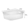 Sterilite 5.25 X 12.25 X 15 Inch Medium Modern Storage Bin W/ Comfortable Carry Through Handles & Banded Rim For Household Organization, Clear 16 Pack -Decor Haven Shop GUEST 0921b9db 27ac 4c37 b294 7d9c12d5e92c