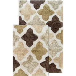 2pc Alloy Moroccan Tiles Bath Rug Set - Chesapeake -Decor Haven Shop GUEST 095e76a9 adb5 4b5a 9283 c413bb7130a1