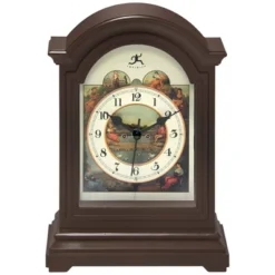 9" Old World Map Antique Tabletop Clock - Infinity Instruments -Decor Haven Shop GUEST 0a247ad7 3d6a 4dfd b264 093ae8a77860