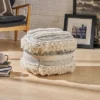 Cacey Boho Wool Pouf Ivory - Christopher Knight Home -Decor Haven Shop GUEST 0d1ccba3 4adb 4294 a7d5 a82fd4eee072