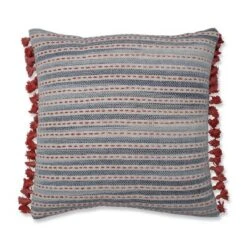 16.5"x16.5" Ombre Coastal Stripe Throw Pillow - Pillow Perfect -Decor Haven Shop GUEST 0d84d497 14f7 4d82 a880 f7581d492052