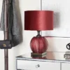 Glam Velvet Table Lamp Dark Red - Olivia & May -Decor Haven Shop GUEST 0da52c4f b982 4d9c b5c8 de9236e08218