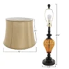 Table Lamps Amber Glass Set Of 2 (Includes LED Light Bulb) - Yorkshire Home -Decor Haven Shop GUEST 108c8194 0b5e 44f0 950a a9c628de5bde