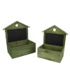 Northlight Set Of 2 Decorative Wooden Green Rectangular Christmas Boxes With Chalkboard Accent 12-13.25" -Decor Haven Shop GUEST 11ee78b2 da40 4b36 9185 9a509e04c1d3