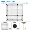 Mount-It! Wire Storage Cubes, 12-Cube Metal Grid Organizer | Modular Wire Shelving Units, DIY Closet Cabinet Organizer | 14" W X 14" H -Decor Haven Shop GUEST 12995f81 1655 4747 ad9d 30a27cca68e9