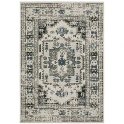 Trinity Distressed Traditional Patio Area Rug Beige/Gray - Captiv8e Designs -Decor Haven Shop GUEST 12f650b5 3a5f 45ea afa7 90d006835aa0