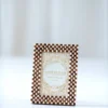 Shiraleah Roma Check 4" X 6" Picture Frame -Decor Haven Shop GUEST 1361ace1 fc1b 41e7 878e a653096ba934