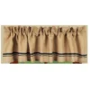 Home Collections By Raghu Burlap Stripe Valance, Black 72x15.5 -Decor Haven Shop GUEST 14a9060c 1843 41a2 8dd6 bda1724378f7