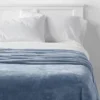 Full/Queen Solid Plush Blanket Blue - Room Essentials™ -Decor Haven Shop GUEST 14e0c3d4 017e 4ca7 93f8 555bcb639340