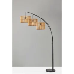 82" Cabana Collection 3-Arm Arc Lamp Black - Adesso -Decor Haven Shop GUEST 152943ce d9eb 4f23 912a 9bea5d09a560