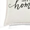 20"x20" Oversize 'Let's Stay At Home' Family-Friendly Square Throw Pillow Cover White - Lush Décor -Decor Haven Shop GUEST 15298eb4 508a 495e a32b 01651f1c3ccd