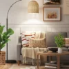 Addison Arc Floor Lamp With Natural Rattan Shade - Threshold™ -Decor Haven Shop GUEST 16730a16 e760 4191 9491 15d69e703556