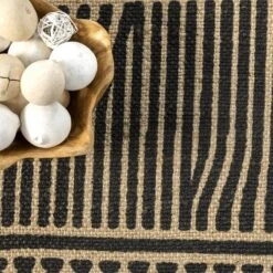 NuLOOM Noel Bohemian Striped Hand Woven Jute Area Rug -Decor Haven Shop GUEST 18552389 8cc1 4091 80a8 e3c7f443156f