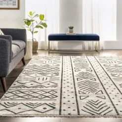 NuLOOM Kendra Bohemian Panel Fringe Area Rug -Decor Haven Shop GUEST 1919051c f570 488c 9b88 0eb8afab515f