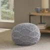 Morven Modern Knitted Cotton Round Pouf - Christopher Knight Home -Decor Haven Shop GUEST 192403e5 a668 4f08 9df1 13699808e2b2