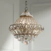 Vienna Full Spectrum Wallingford Antique Brass Chandelier 16" Wide French Crystal Glass 6-Light Fixture For Dining Room House Kitchen Island Entryway -Decor Haven Shop GUEST 1964c394 f77c 4482 b1c4 273622b2e24d