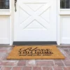 Juvale Blessed Welcome Home Front Door Mat, Natural Coir Rug For Entrance, 1'4"x2'4" -Decor Haven Shop GUEST 1a8348b7 d814 40e3 8a8f 389264e53b4a