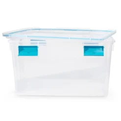 Sterilite 54 Quart Clear Plastic Stackable Storage Container Box Bin With Air Tight Gasket Seal Latching Lid Long Term Organizing Solution -Decor Haven Shop GUEST 1a9cc49a bce9 453e a8d3 55c379d63cdb