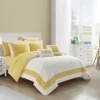 Chic Home Gibson Comforter Set Striped Hotel Collection Design Bed In A Bag Bedding - 9 Piece - Yellow -Decor Haven Shop GUEST 1b2b7ddb 9368 478b ba1c e538c3575b1e