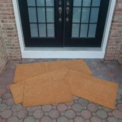 Indoor/Outdoor Coir Doormat Natural/Black - Entryways -Decor Haven Shop GUEST 1cb10f9d 8c72 4144 81a5 967b1a2d659e