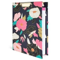 Paper Junkie Floral Clipboard Folio With Notepad, Low Profile Clip And Interior Storage Pocket, Cute Clipfolio Business Folder, 13 X 9 In -Decor Haven Shop GUEST 21bd03a3 da35 4808 8977 31104d504005