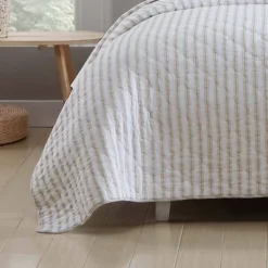 Willow Way Ticking Stripe Quilt & Sham Set - Stone Cottage -Decor Haven Shop GUEST 22bc616b 75f2 45be aa49 80a13a52c678