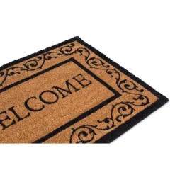 BirdRock Home Welcome Coir Doormat With Scroll Border - 24 X 36 -Decor Haven Shop GUEST 23355d9a 8bcf 46e1 8c5c 76c2f67325a5