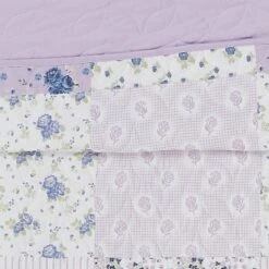 Elissa Patchwork Quilt Set Purple/White - Cannon -Decor Haven Shop GUEST 23853484 2835 4ede bc0d 7789a89bc1c8