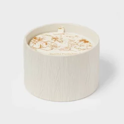 Textured Straight Side Ceramic Vanilla Pumpkin Candle White - Threshold™ -Decor Haven Shop GUEST 2513be30 c0ea 4d62 a566 9d1244b0e247