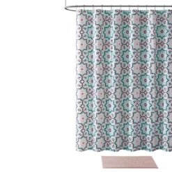 14pc Home Cora Medallion PEVA Shower Curtain Bath Set Blush - VCNY -Decor Haven Shop GUEST 259c4e9b 38d7 4d73 9c43 287ffa58dcf6