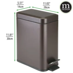 MDesign Toilet Brush Holder And Step Trash Can -Decor Haven Shop GUEST 261fce06 08a7 4367 8b8f be7a46b6e894