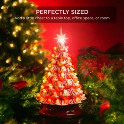 Best Choice Products 15in Pre-lit Ceramic Christmas Tree W/ Cord, Hand-Painted Decoration -Decor Haven Shop GUEST 262cb5e0 ca10 4120 a2e6 e2040a36d02a