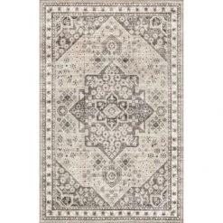 NuLOOM Eira Medallion Stain-Resistant Machine Washable Area Rug -Decor Haven Shop GUEST 26ad5f6c 3351 4f24 b511 6c5fd1419831