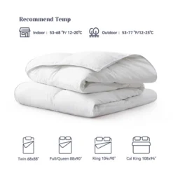 Peace Nest 360 Thread Count White Down Comforter Duvet Insert -Decor Haven Shop GUEST 27bce743 20eb 43e8 9db7 83ee6481df19